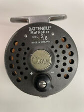  Molinete Orvis Battenkill multiplicador 5/6 discos, com linha WF-6-F, feito na Inglaterra comprar usado  Enviando para Brazil