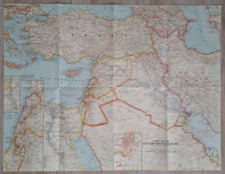 National Geographic Map of the Eastern Medditerranean. (Jan, 1959)., używany na sprzedaż  PL