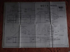 Avião leve estilo desenho animado RC Model World Plans of the Weta Wing comprar usado  Enviando para Brazil