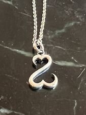 Jane Seymour Sterling Silver Petite Open Heart Pendant Necklace  for sale  Anaheim