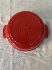 Griswold Cast Iron #83 Table Service Dish in Red and White Enamel for sale  Shipping to South Africa