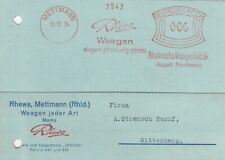 Mettmann postkarte 1934 gebraucht kaufen  Leipzig