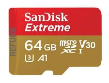 Tarjeta de memoria SanDisk Extreme microSDXC 64 GB V30, A1 64 G GB segunda mano  Embacar hacia Argentina