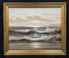 Used, 20th Century European School Oil On Board Seascape Painting. Signed for sale  Shipping to South Africa