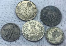 Mixed Country Silver Coin Lot France Canada Denmark? Yugoslavia See Pictures segunda mano  Embacar hacia Argentina