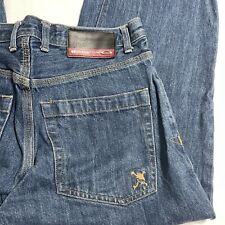Jeans jeans vintage Oakley industrial masculino 31x32 azul skate grunge Y2K alterado comprar usado  Enviando para Brazil