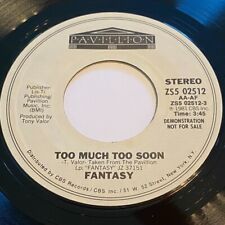 Fantasy: Too Much Too Soon/ (Instrumental) 45 - Pavillion - Soul Disco segunda mano  Embacar hacia Argentina