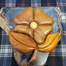 Intarsia wood flower for sale  Arizona City