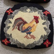 Vtg rooster needlepoint for sale  San Diego