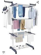 HOMIDEC Airer Clothes Drying Rack,4-Tier Foldable Clothes Hanger Adjustable... for sale  Shipping to South Africa