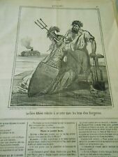 Caricature 1862 fière d'occasion  La Verpillière