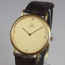 Relógio masculino Omega Deville quartzo redondo dourado funcionando comprar usado  Enviando para Brazil