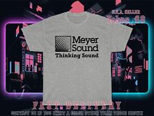 Camiseta masculina logotipo Thinking Sound Meyer Sound System camiseta americana comprar usado  Enviando para Brazil