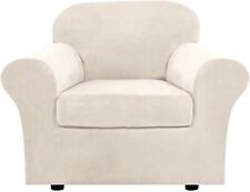 Capa para cadeira Rich Velvet Stretch 2 peças capa para sofá móveis comprar usado  Enviando para Brazil