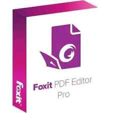 Foxit PDF Editor Pro 12 para PC Win (Crear, Editar, Convertir, Documentos) Versión Completa segunda mano  Embacar hacia Argentina