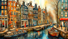 Amsterdam kunstvolle wandbilde gebraucht kaufen  Bismarck