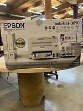 Impressora Multifuncional Sem Fio Epson EcoTank ET-3850 - Branca - Nova em folha! comprar usado  Enviando para Brazil