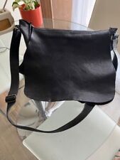 Black leather satchel for sale  SALTBURN-BY-THE-SEA