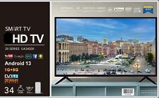 iDOME 32" LED SMART TV HD Ready 3xHDMI 2xUSB WIFI FREEVIEW T2 ANDROID 13 220v Reino Unido, usado comprar usado  Enviando para Brazil