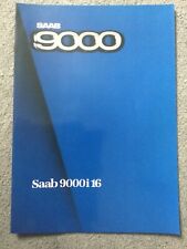 Saab 9000i brochure for sale  WEYMOUTH