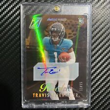 2021 Panini Zenith Football Artist Proof Travis Etienne Jr Rookie Auto /25 for sale  Shipping to South Africa