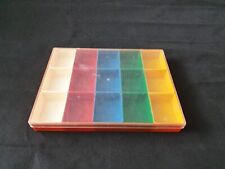 Mcm multicoloured compartments for sale  RAMSGATE