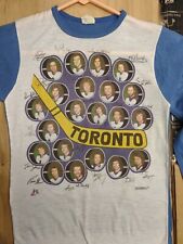 Raro! Vintage! Camiseta manga longa Toronto Maple Leafs Team década de 1970 tamanho médio! comprar usado  Enviando para Brazil