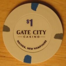 $1 Gate City Casino Poker Chip Nashua NH for sale  Shipping to South Africa