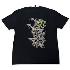 Camisa Negra Grunge Avenged Skull Monster Energy Y2K, Para Hombre Talla M-3XL, usado segunda mano  Embacar hacia Mexico