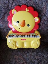 Piano león niño pequeño Fisher Price 32 teclas teclado sonidos musicales de animales segunda mano  Embacar hacia Argentina