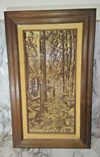 Vintage etched relief for sale  Cedarville