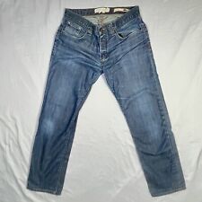 Jeans masculino John Varvatos Chuck Taylor Converse 32x29 botão desgastado folgado comprar usado  Enviando para Brazil
