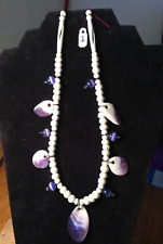Wampum shell necklace for sale  Santa Clara