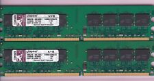 KIT DE MEMÓRIA RAM 2GB 2x1GB PC2 5300 KINGSTON KVR667D2N5/1G MÍCRON DDR2-667 240 pinos comprar usado  Enviando para Brazil