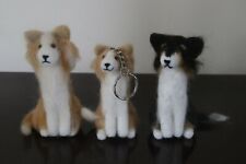 Rough Collie Shetland Sheepdog Sheltie Needle Felted Dogs. Free UK P+P for sale  ULVERSTON