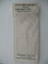 Ceramic Tool Co.: Clay Mini Bricks, 3 colors, 2 sealed packs each color for sale  Shipping to South Africa