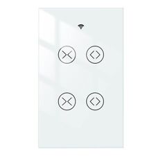 MOES Smart WiFi RF 2 Gang Double Curtain Blind Touch Switch for Roller Shutter E for sale  Shipping to South Africa