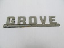 Grove truck emblem for sale  Gladys
