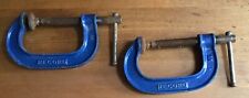 2  x  Vintage Record   G Clamps  no 3, used for sale  Shipping to South Africa