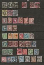 Usado, Espanha 1851 - 1868 43 selos principalmente FU ver comentários comprar usado  Enviando para Brazil
