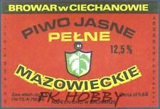 Poland Brewery Ciechanów Mazowieckie Beer Label Bieretikett Cerveza ci45.2 na sprzedaż  PL