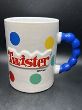 Taza de café con mango azul Twister clásico juego de mesa Hasbro 2003 segunda mano  Embacar hacia Argentina