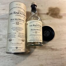 The BALVENIE DOUBLEWOOD 12 years Single Malt Scotch Whisky Empty Tube Box Bottle for sale  Shipping to South Africa