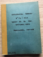 Yorkshire geological survey for sale  MOLD