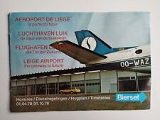Flugplan lüttich 1978 gebraucht kaufen  Gießen