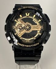 Relógio masculino CASIO G-SHOCK GA-110GB-1AJF ouro preto analógico digital - Nova bateria!, usado comprar usado  Enviando para Brazil