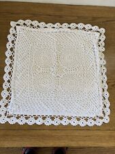 Vintage white crochet for sale  MARKET RASEN