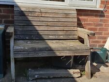 Wooden garden bench for sale  MANCHESTER