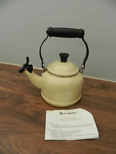 Used, Le Creuset  Stove Top whistling  Kettle 1.1 Litre - cream finish for sale  Shipping to South Africa