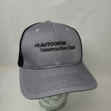  cap hat adjustable snapback Auto Desk Construction Cloud Advertising Gray Black, used for sale  Shipping to South Africa